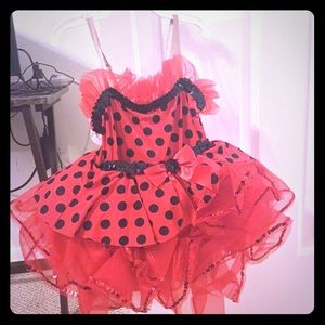 Girls ladybug tutu